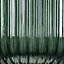 Suspension Gemma verre strié vert bistrot E27 60W IP20 H.19,5 x Ø25 cm Corep