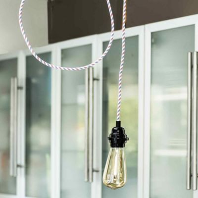 Suspension Hang luminaire 1 corde - Coton édition limitée Bastille