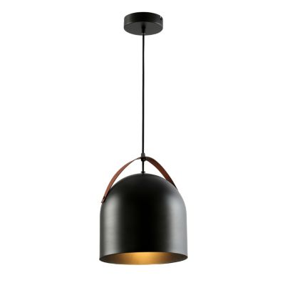 Suspension Hayott noir E27 15W IP20 Ø25 x H. 120 cm