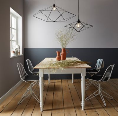 Suspension Heyka E27 IP20 noir 120 cm