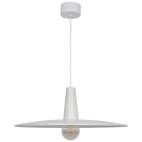 Suspension Hibonit E27 IP20 blanc 58cm