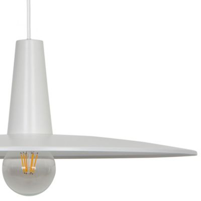 Suspension Hibonit E27 IP20 blanc 58cm