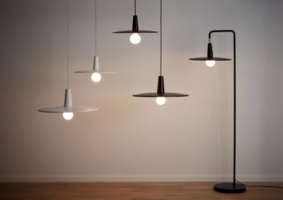 Suspension Hibonit E27 IP20 noir 45cm