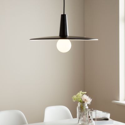 Suspension Hibonit E27 IP20 noir 45cm