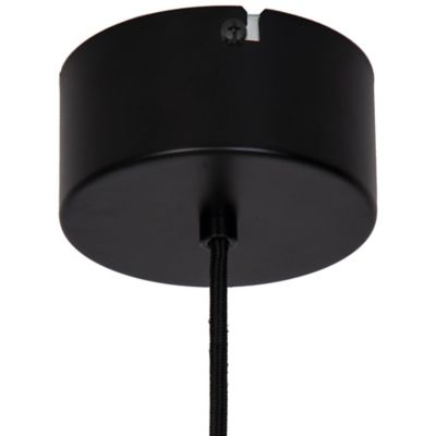 Suspension Hibonit E27 IP20 noir 45cm