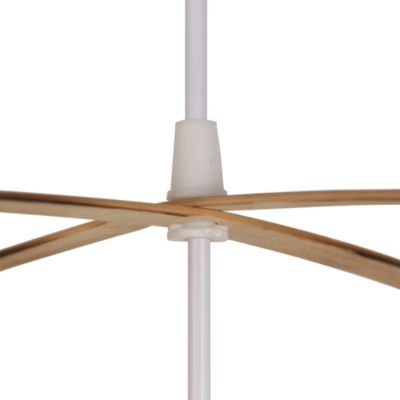 Suspension Hikari E27 40W IP20 ⌀38xH.125cm bambou coloris naturel Corep