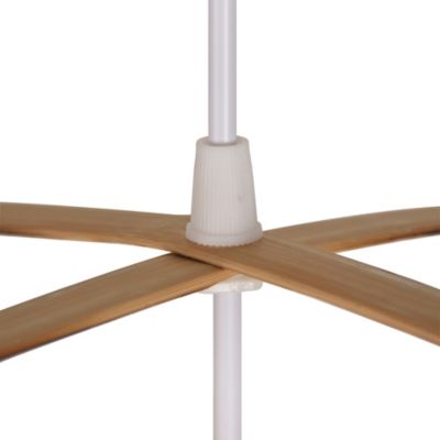 Suspension Hikari E27 40W IP20 ⌀38xH.125cm bambou coloris naturel Corep