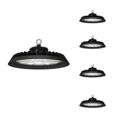 Suspension industrielle UFO - SILUMEN - 100W - Détecteur de mouvement - IP65 - 160lm/W