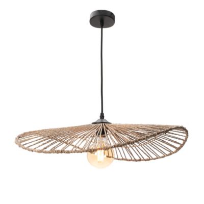 Duolla - Lampadario a sospensione con filo TRIO 1xE27/40W/230V marrone