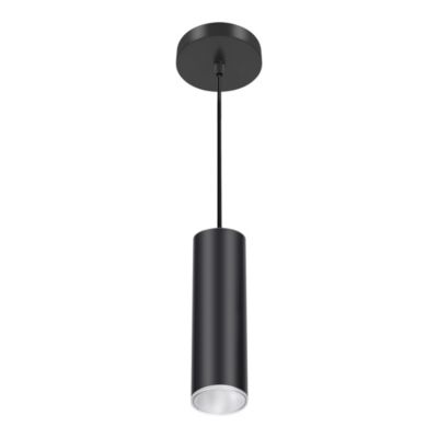 Suspension Ipsoot LED intégrée 600lm 9W IP44 Ø12cm blanc neutre GoodHome argent
