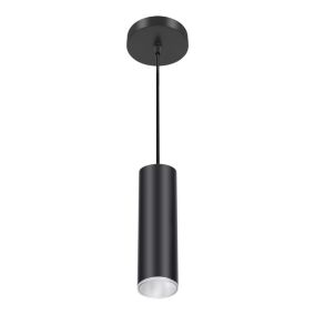 Plafonnier, 2 flammes, plafonnier orientable, aspect bois noir avec spots  orientables, métal noir, 2x douilles GU10