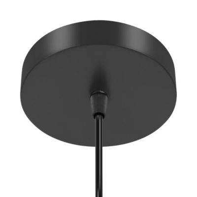 Suspension Ipsoot LED intégrée 600lm 9W IP44 Ø12cm blanc neutre GoodHome argent