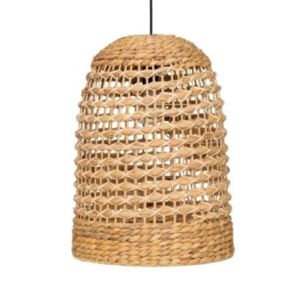 Suspension Jacinthe Sand Nat D37 - Atmosphera - Blanc - Intérieur - D. 37 x H. 50 cm