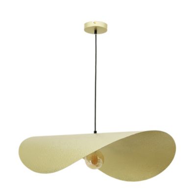 Suspension Jodha acier doré E27 40W IP20 Ø80cm x H.96cm Seynave