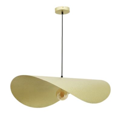 Suspension Jodha acier doré E27 40W IP20 Ø80cm x H.96cm Seynave