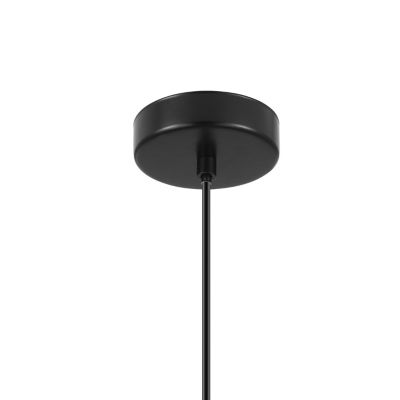 Suspension Kaitains E27 IP20 ⌀20cm noir
