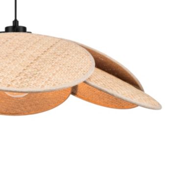 Suspension Kenya E27 15W ⌀70xH.100cm noir GoodHome