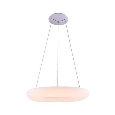 Suspension LED 38W Ronde Blanche Diamètre 45cm Blanc Chaud 3000K