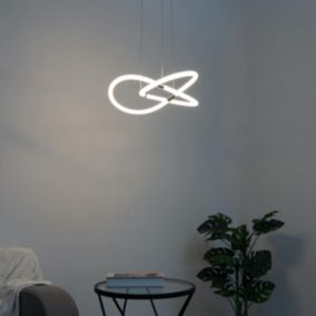 Suspension LED design boucle circulaire - Catania