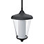 Suspension LED intégrée E27 Haro 1000lm 11W IP44 GoodHome gris anthracite