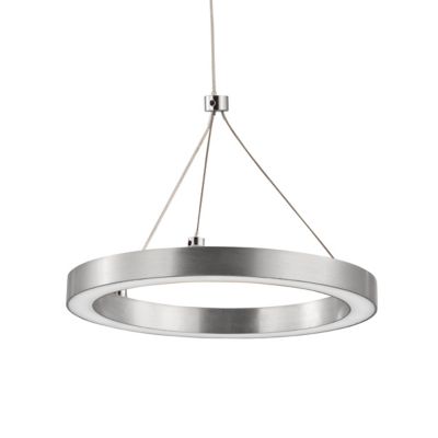 Suspension LED intégrée variable Taphao argent 2300lm 36W IP20 GoodHome