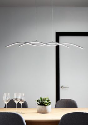 Suspension LED intégréevariable LED intégrée Alani 1850lm 24W IP20 GoodHome argent