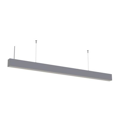 Suspension LED Linéaire 40W - Aluminium Argent - 4000K - Connectable