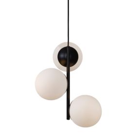 Suspension LILLY, Métal, Couleur Noir, E14, H.36.5, IP20 / NORDLUX Intérieur