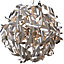 Suspension Lucide Atomita argent l.65 cm x H.130 cm