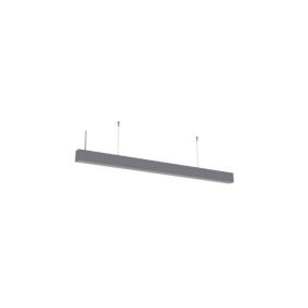 Suspension Luminaire Linéaire 40W 4000lm 120 IP20 1185mm Argent - Blanc du Jour 6000K