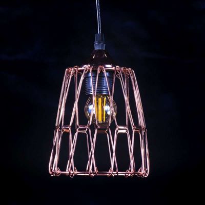Suspension Luminaire Multiformes Rose E27 Diamètre 350mm avec Câble 1,1m réglable - Suspension d'éclairage intérieur