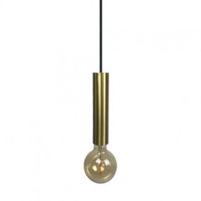 Suspension lumineuse ajustable et cylindrique métal doré - TIGI 4928