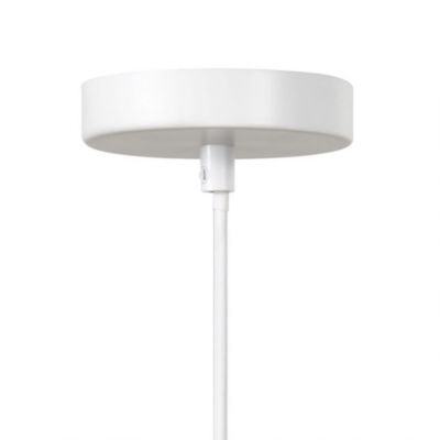 Suspension métal et lin Aurélia orange D52