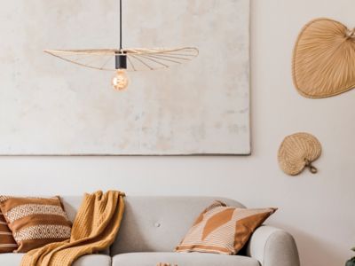Suspension Malty Ø60cm E27 IP20 52Wmax Brilliant naturel