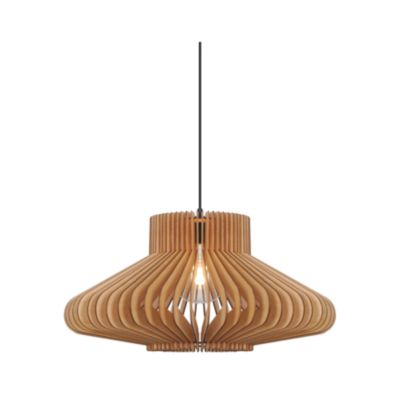 Suspension Manago  Bois Nature (marron), H.25  IP20  E27 /Nordlux  Intérieur