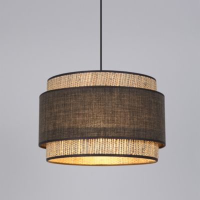 Suspension Milo 3 cylindres IP20 E27 100W H.25 x Ø 38 cm khao,bana, lin Corep
