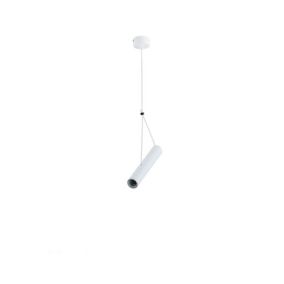 Suspension Moderne E27 Blanche H40cm