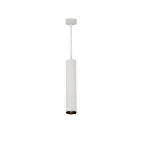 Suspension Moderne GU10 Blanche H30cm