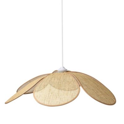 Suspension naturelle beige diamètre 68cm
