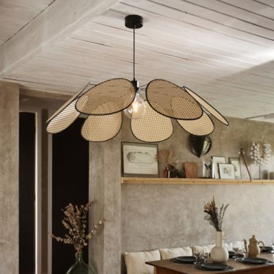 Suspension Naytto E27 IP20 60W ø.100 x H. 120 cm Corep coloris naturel