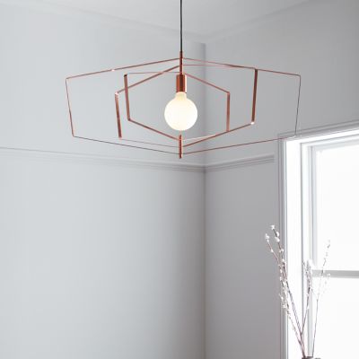 Suspension Nedoki 90cm E27 IP20 cuivre