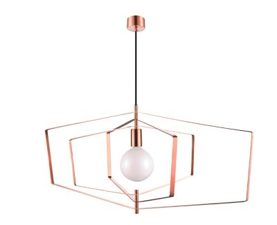 Suspension Nedoki 90cm E27 IP20 cuivre