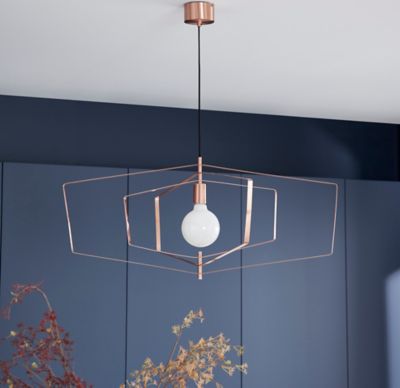 Suspension Nedoki 90cm E27 IP20 cuivre