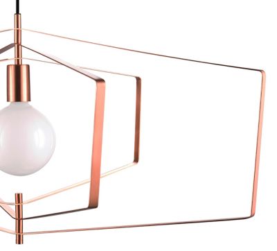 Suspension Nedoki 90cm E27 IP20 cuivre