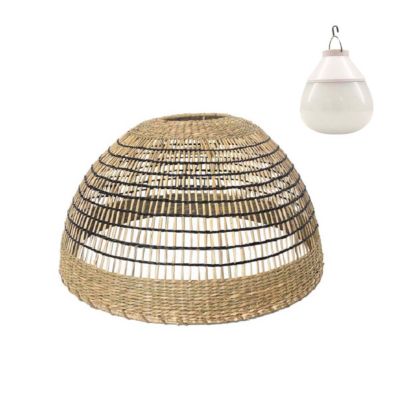 Suspension nomade CESARE NOMAD Beige herbe marine H19cm