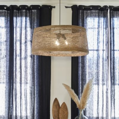 Suspension Nude E27 IP20 15W ø.78 x H. 115 cm Corep coloris naturel