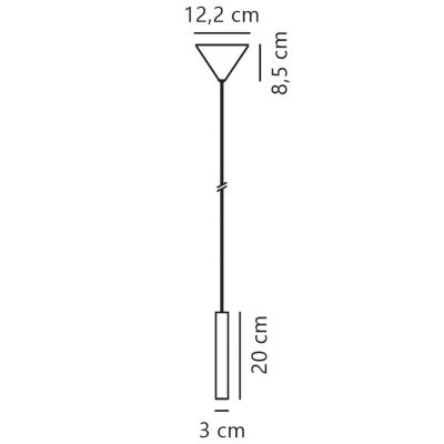 Suspension OMARI  Métal Noir, H.20 - IP20 - LED Module /Nordlux Intérieur