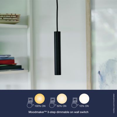 Suspension OMARI  Métal Noir, H.20 - IP20 - LED Module /Nordlux Intérieur