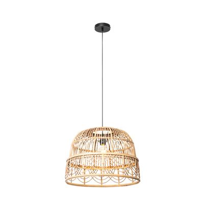 Suspension orientale en rotin 49 cm - Michelle