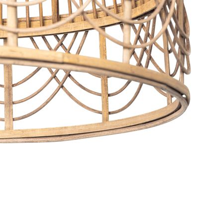 Suspension orientale en rotin 49 cm - Michelle